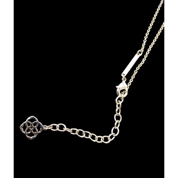 Kendra Scott Elisa Semi Precious Drusy Stone Pendant 15" Necklace Gold Plated - Picture 6 of 7